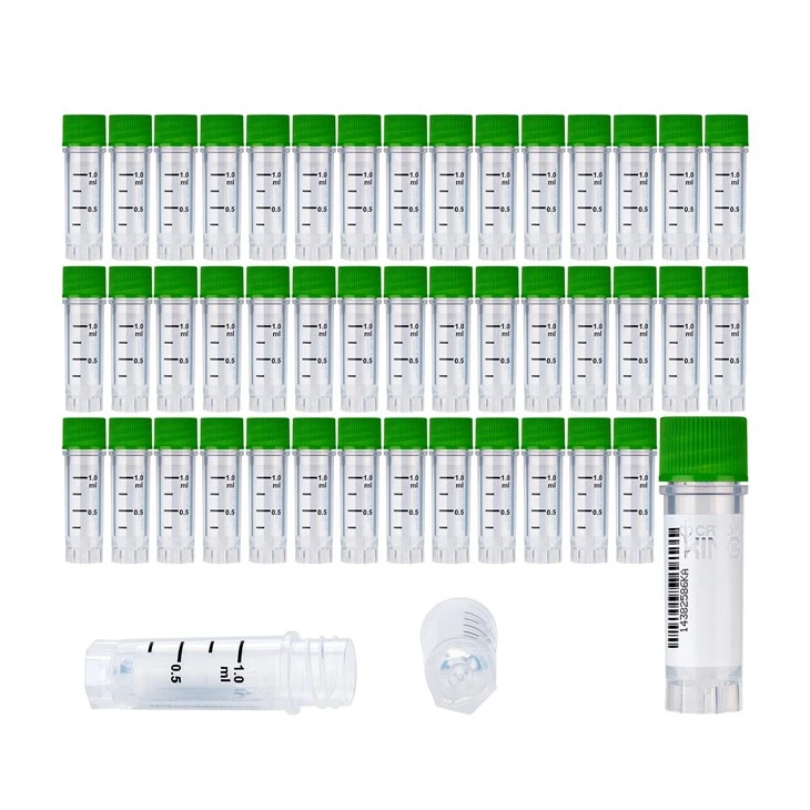 1.0 Ml, External Thread Sided Coded Cryogenic Vials
