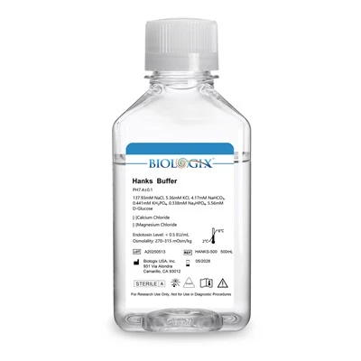 Hanks Buffer (1 ×) (fără Ca 2+ & mg 2+), 500ml/1000ml