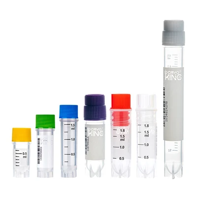 Fiole criogenice cu coduri multiple CryoKING de {{0}}.5ml, 1.0ml, 1.5ml, 2.0ml și 5.0ml