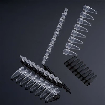 {{0}}Tuburi PCR cu bandă 0,2 ml PP Cap plat Dome Cap Tuburi PCR