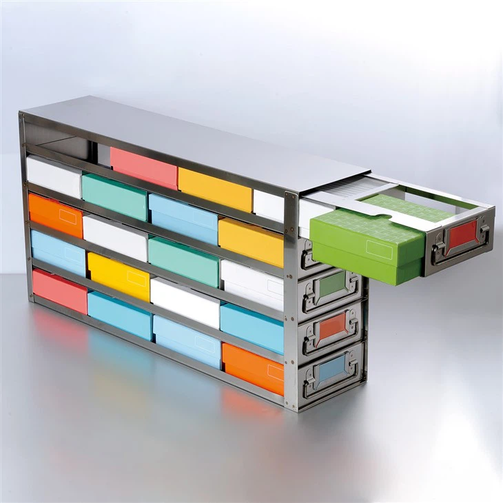 Frame Type Sliding Drawer Stainless Steel Freezer Storage Racks