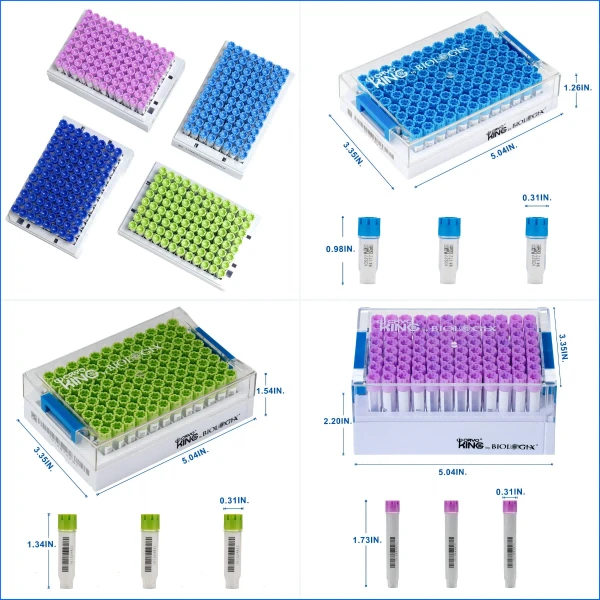 SBS Standards Cryogenic Vials- External Thread